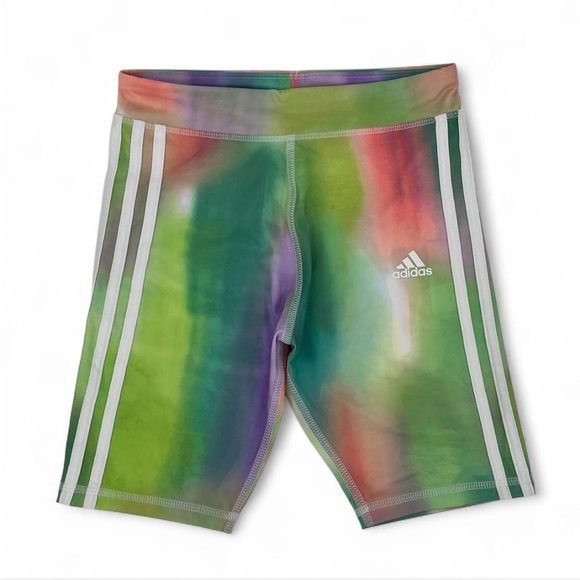 adidas Other - Adidas Girls AEROREADY Tie Dye Bike Shorts L (14) NWT